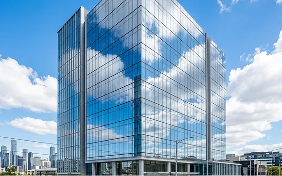 Magnum Window Shine pristine commercial cleaning office building facade glass Melbourne